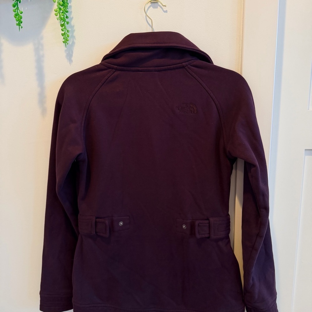 The North Face Avery Purple Plum Women's Full Zip Fleece Long Sleeve Jacket XS - Picture 8 of 10